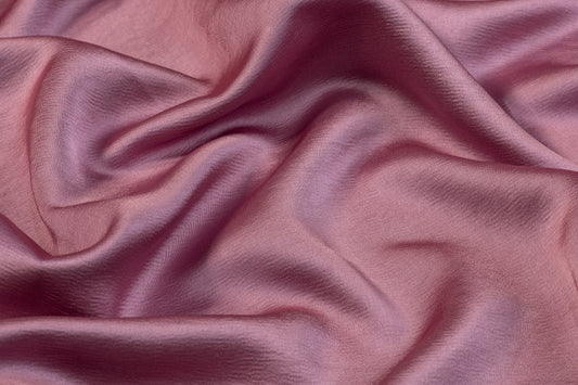 Heavy Viscose Acetate Italian Charmeuse - Dusty Rose