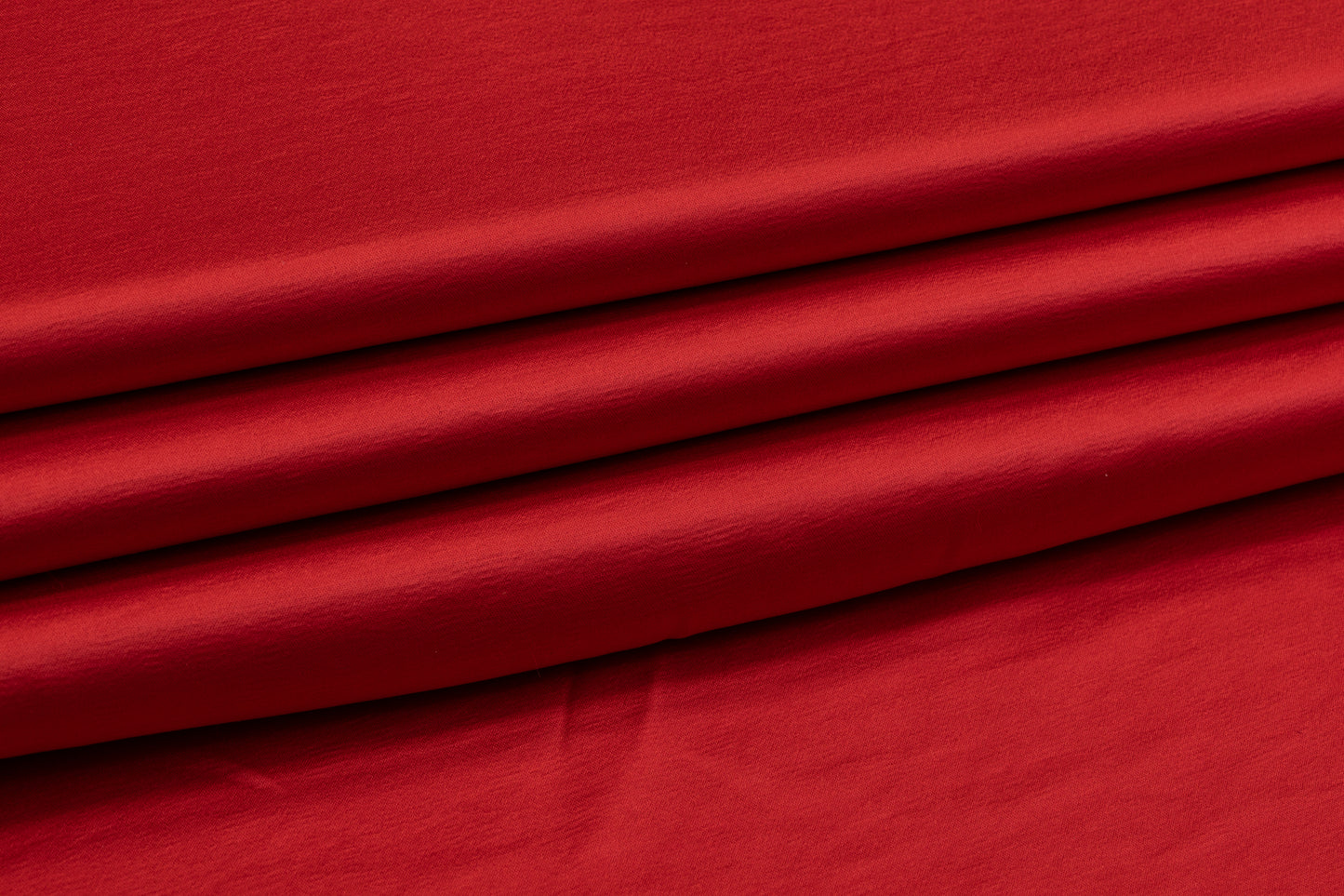 Heavy Viscose Acetate Italian Charmeuse - Cherry Red