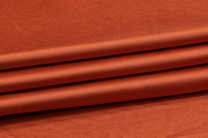 Heavy Viscose Acetate Italian Charmeuse - Burned Orange