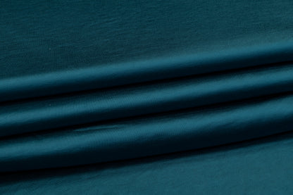 Heavy Viscose Acetate Italian Charmeuse - Teal Blue