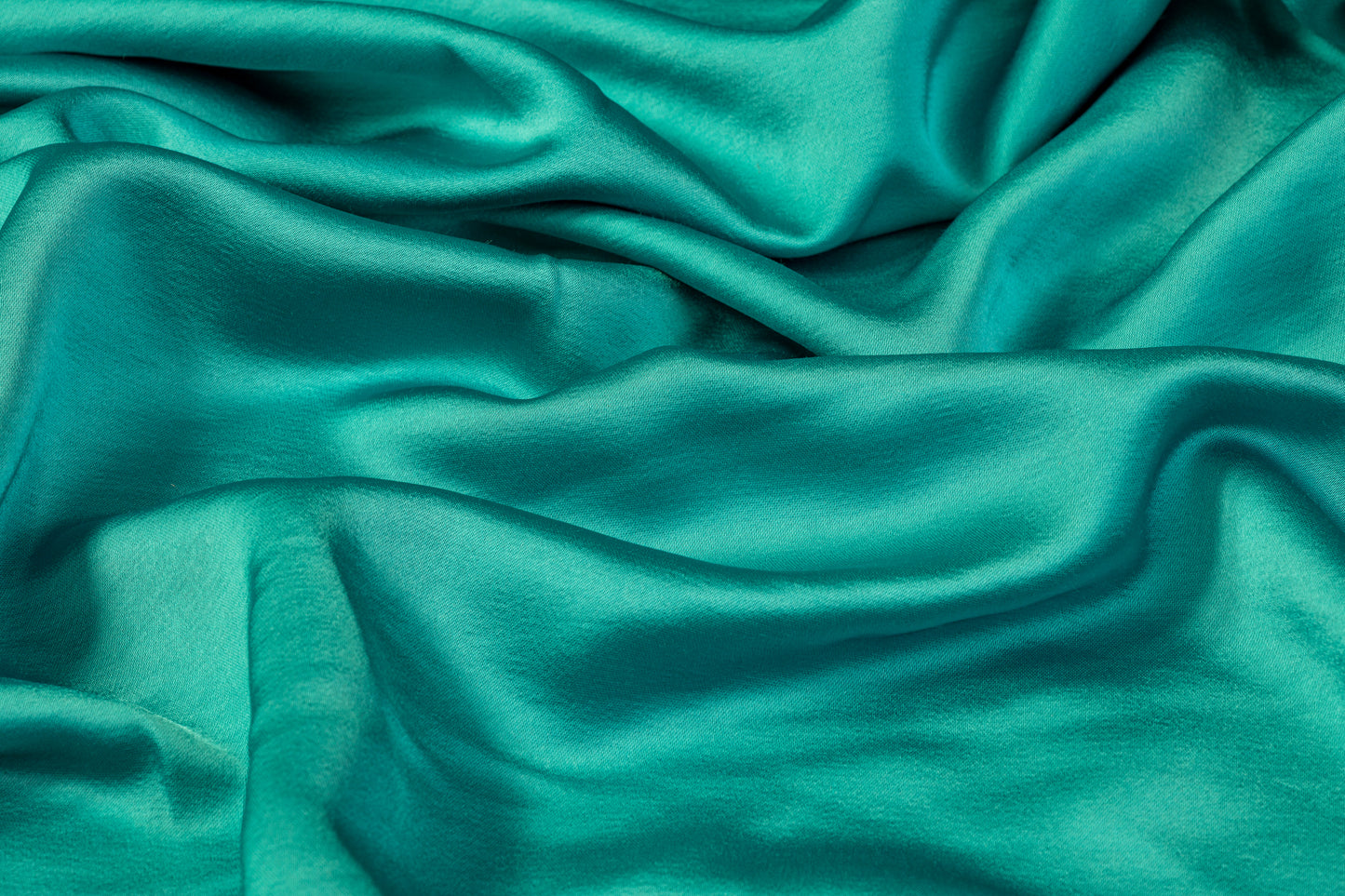 Heavy Viscose Acetate Italian Charmeuse - Turquoise