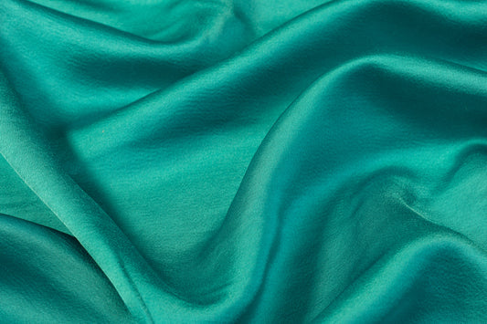 Heavy Viscose Acetate Italian Charmeuse - Turquoise