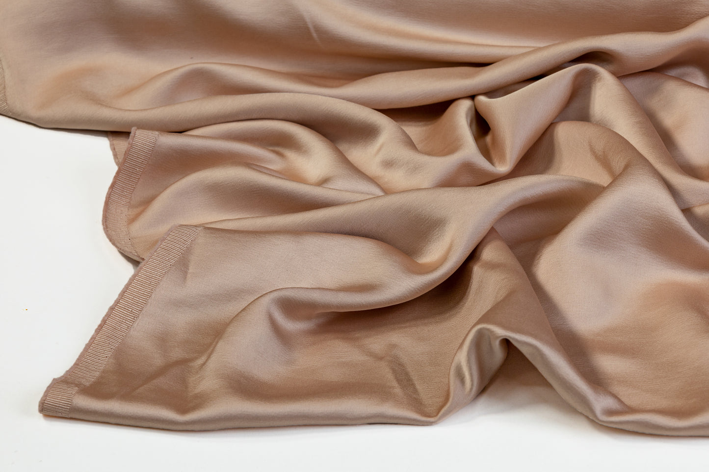 Heavy Viscose Acetate Charmeuse - Beige