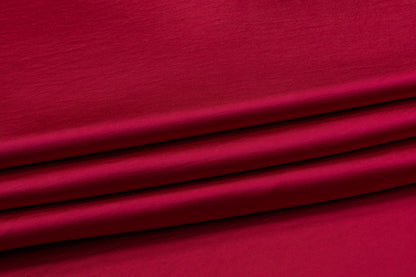 Heavy Viscose Acetate Italian Charmeuse - Lipstick Red