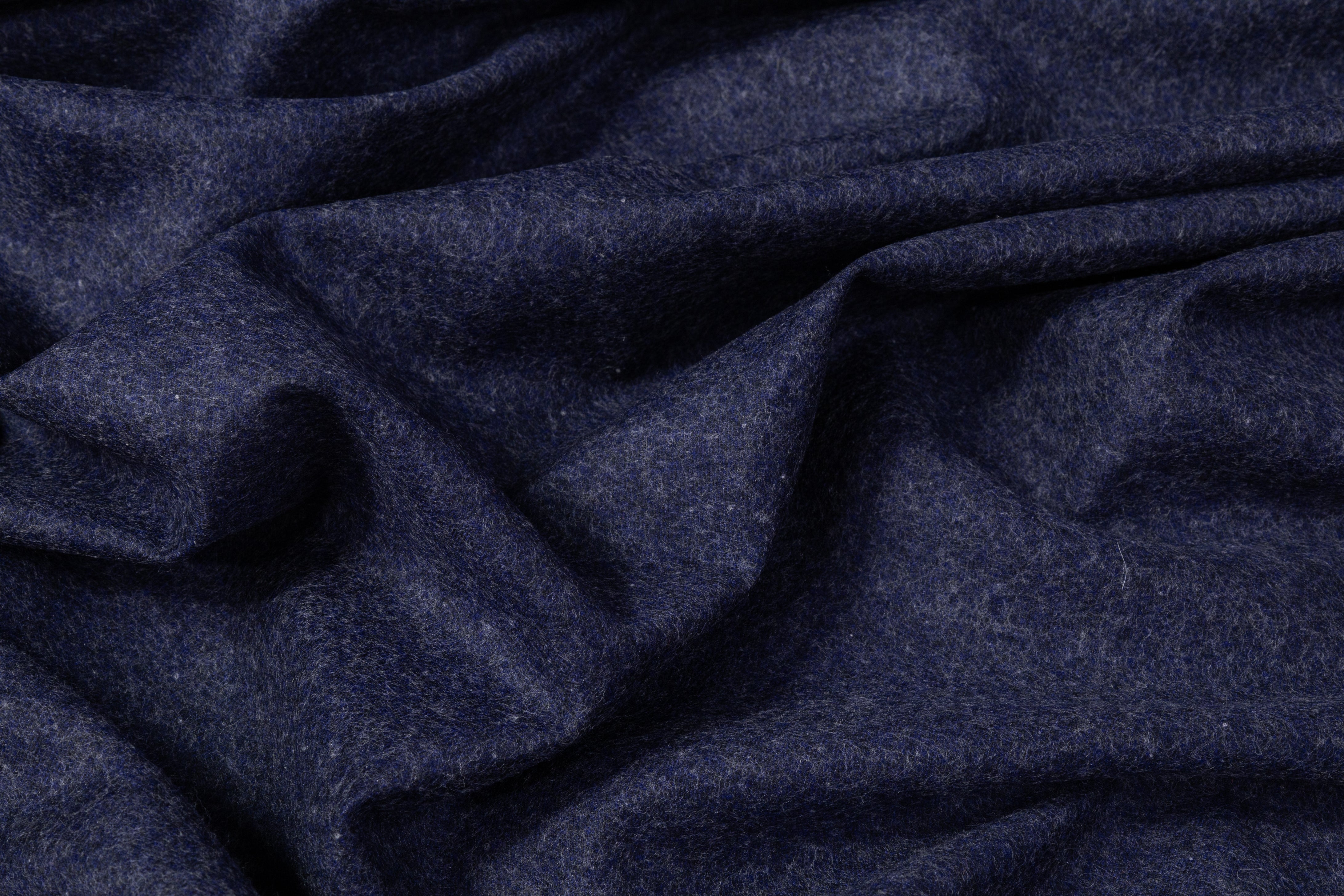 Reda - Italian Wool Flannel Suiting - Blue / Gray