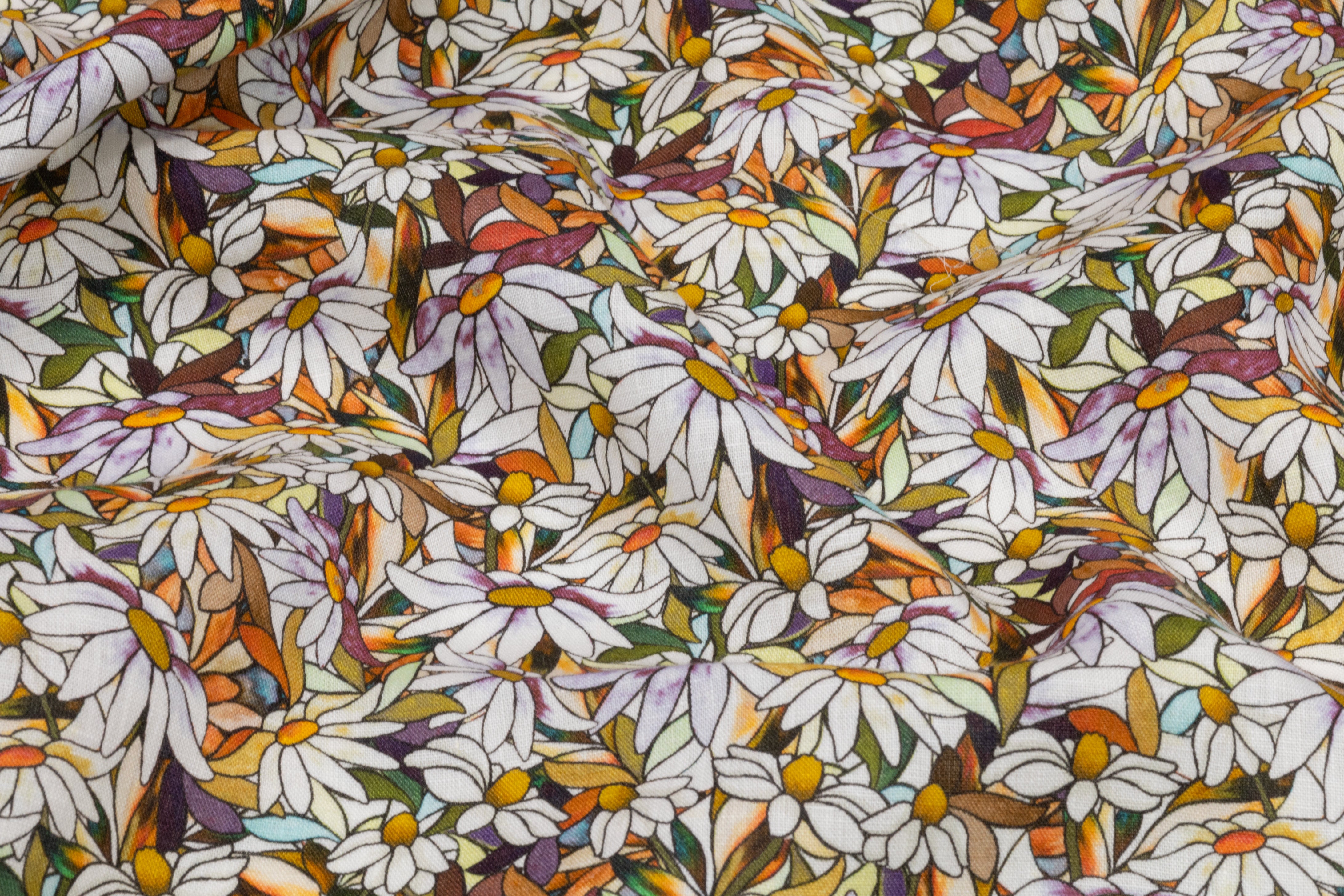 Floral Italian Linen - Multicolor