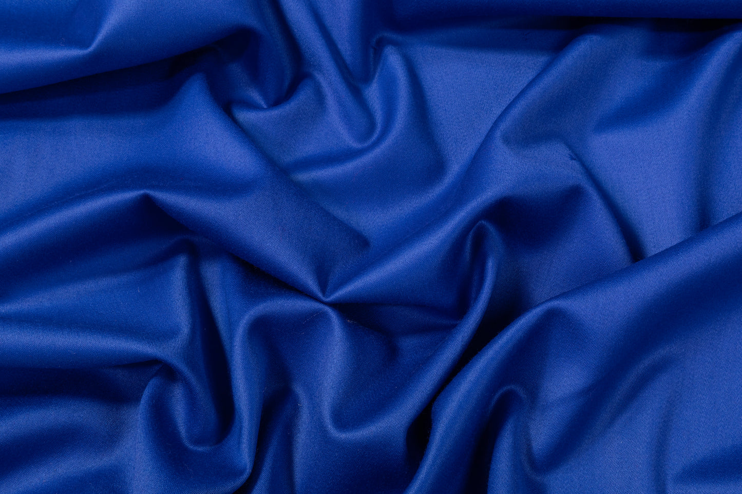 Italian Wool Satin Faille Suiting - Royal Blue