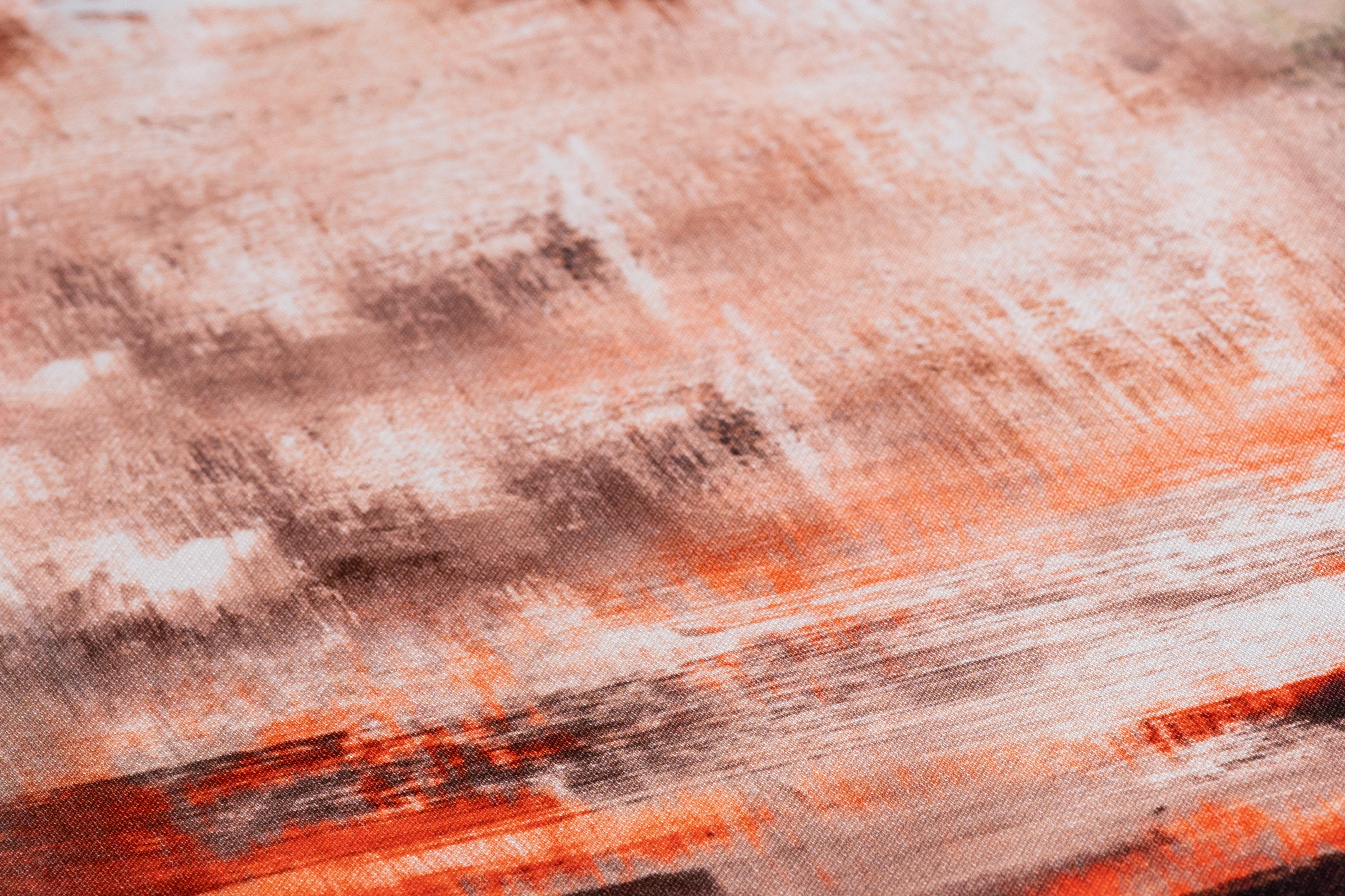 Abstract Italian Silk Charmeuse - Multicolor