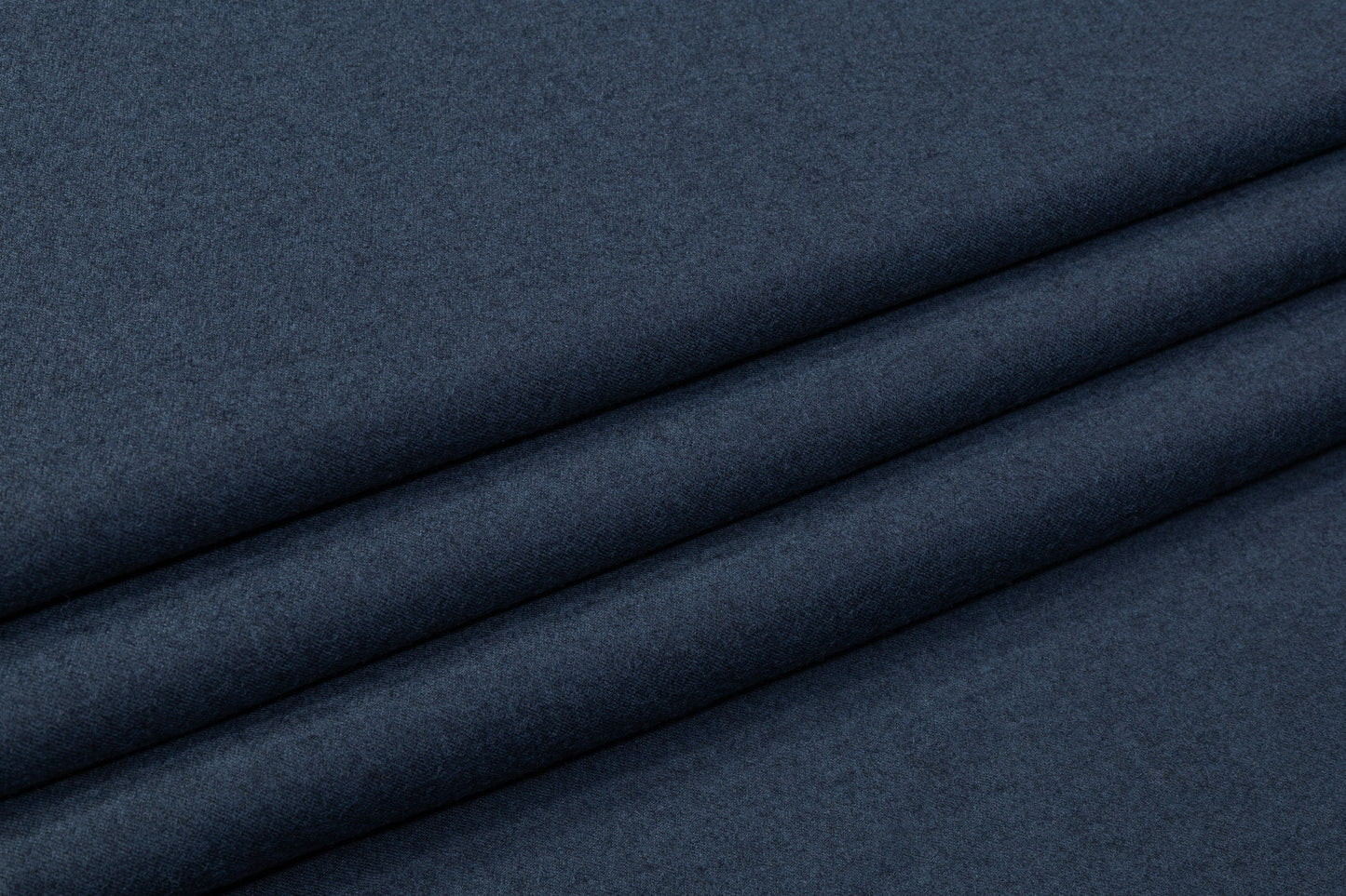 Caruso - Italian Wool Blend Flannel - Slate Blue