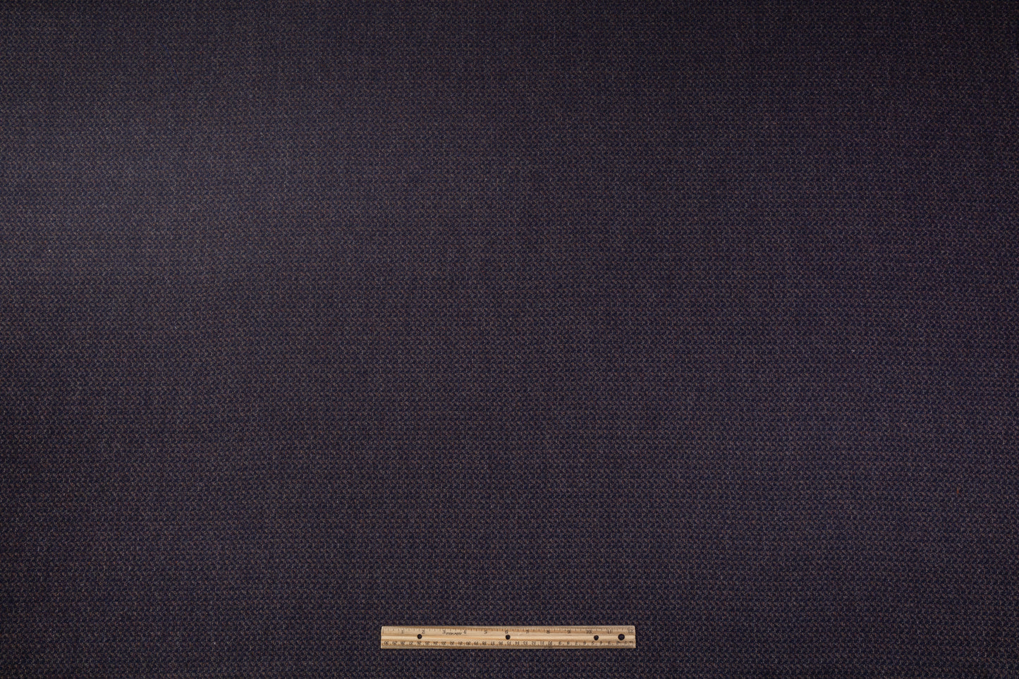 E. Thomas - Italian Wool Cashmere Tweed Suiting - Navy / Brown