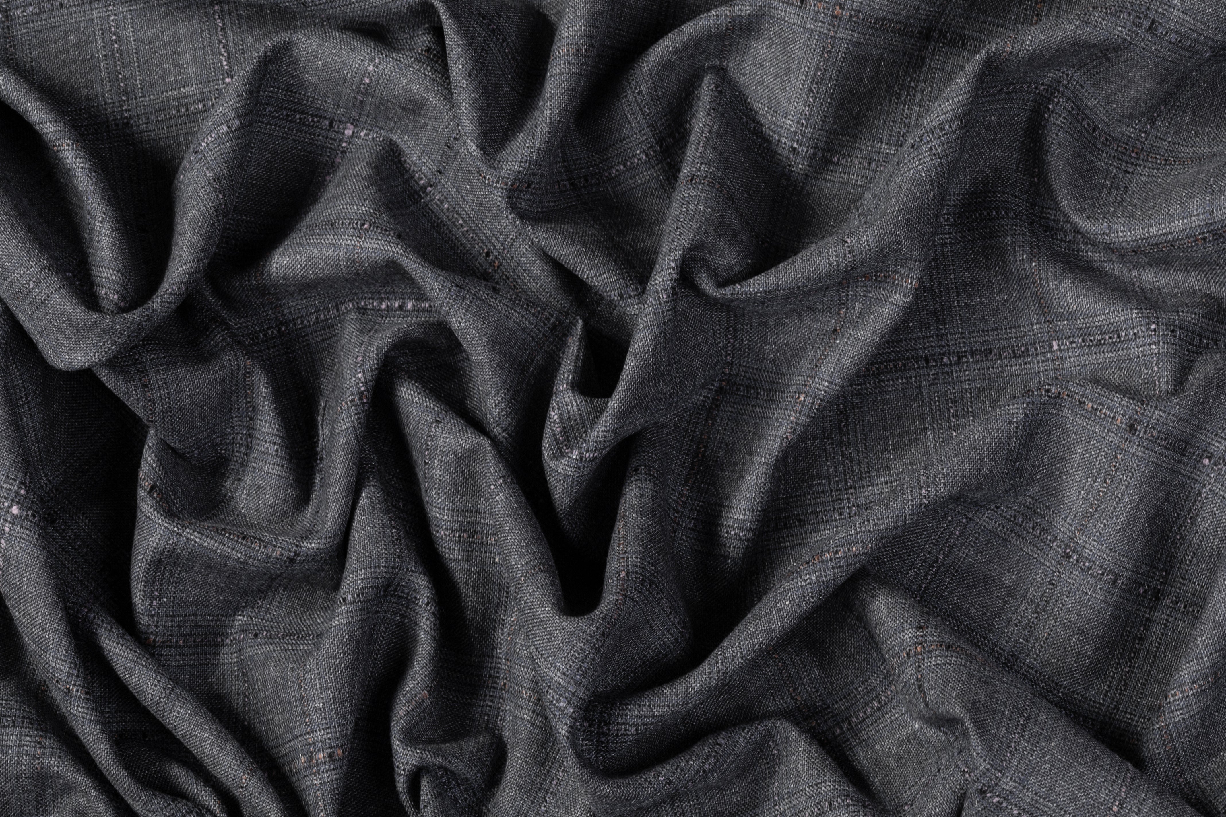 Reda - Checked Italian Cotton Wool Suiting - Gray / Blue