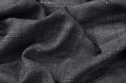 Reda - Checked Italian Cotton Wool Suiting - Gray / Blue