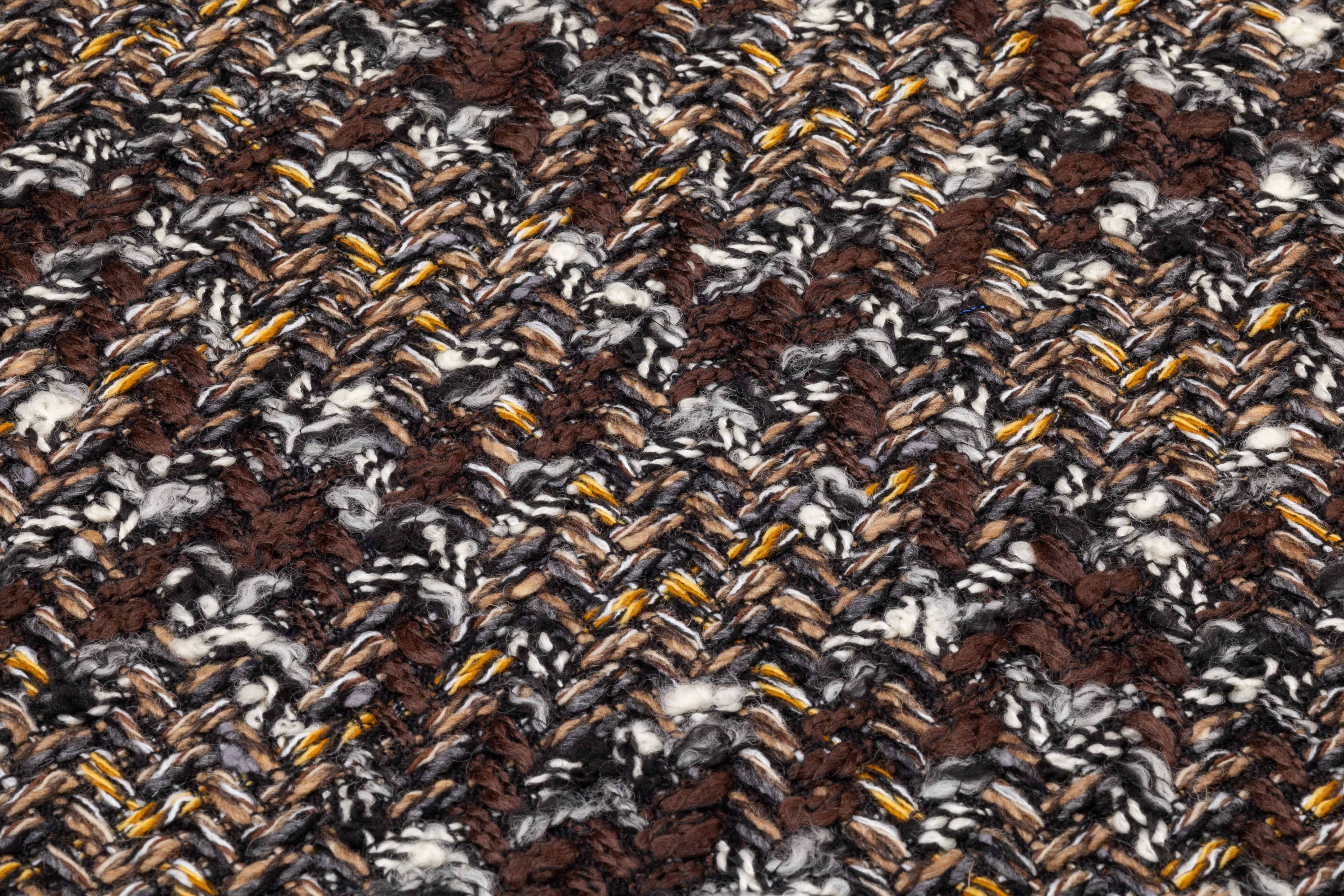 Loro Piana - Checked Italian Wool Blend Tweed - Brown