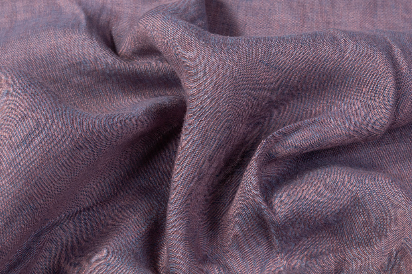 Iridescent Italian Linen - Mauve / Blue
