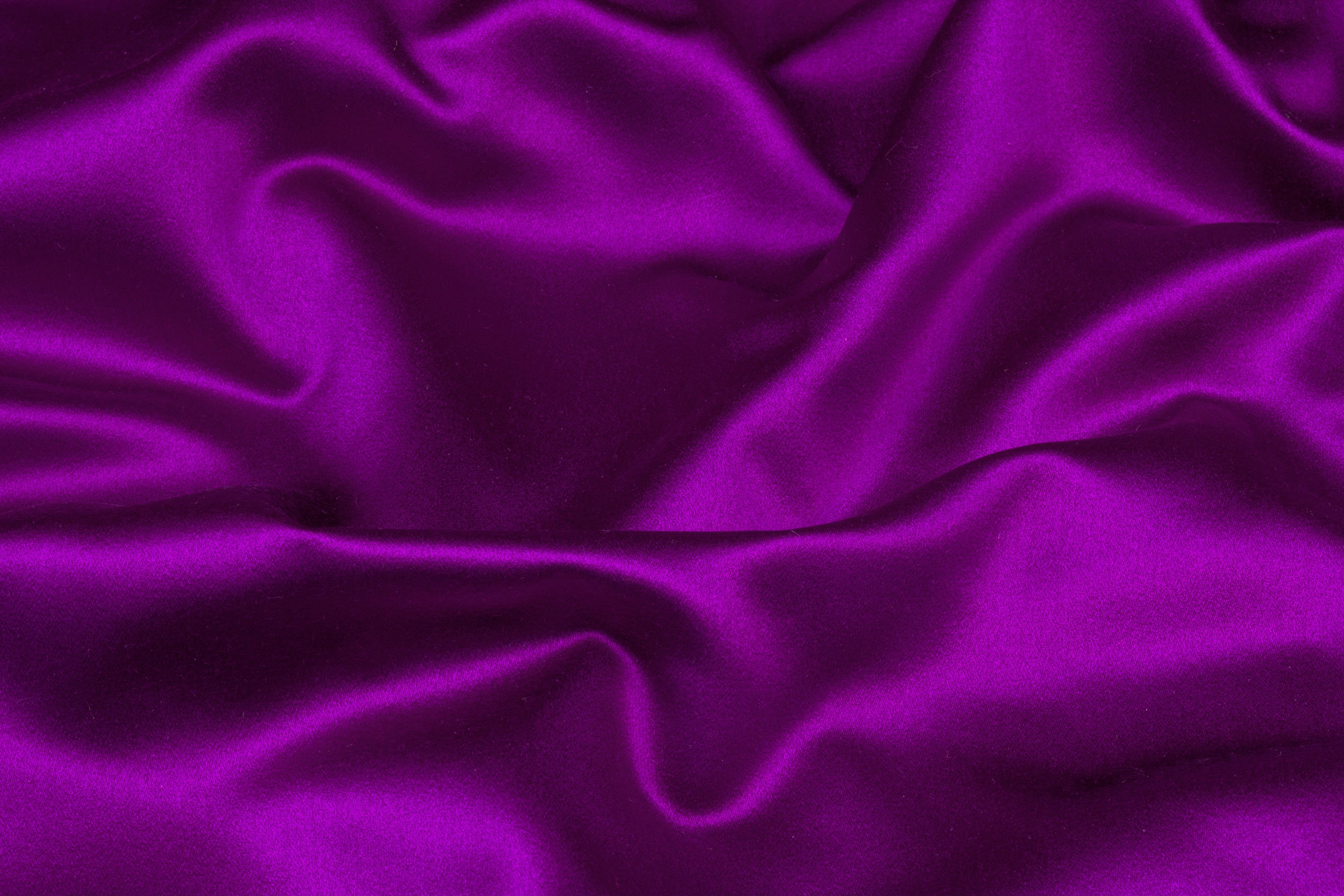 Italian Silk Duchess Satin - Deep Violet
