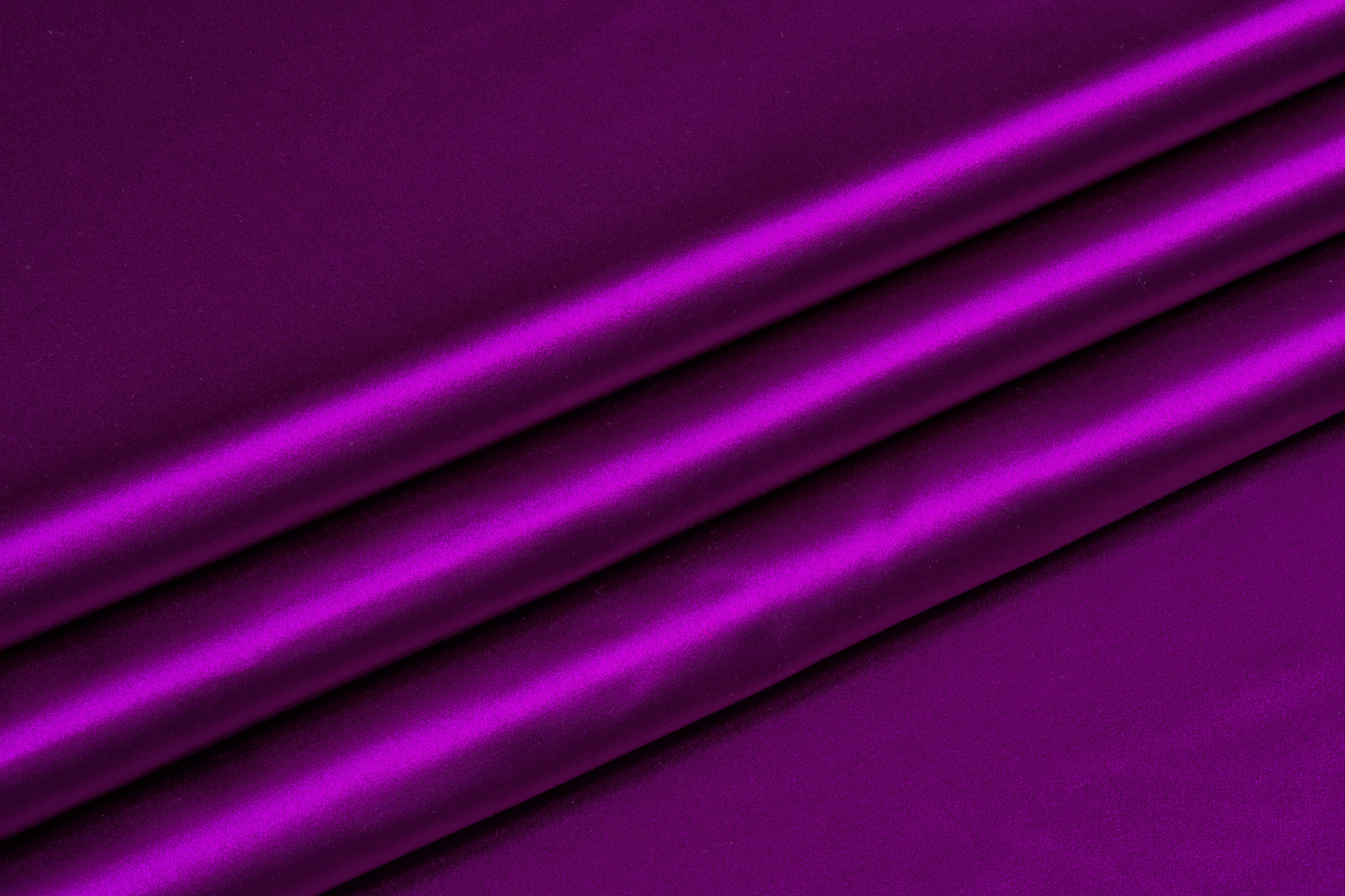 Italian Silk Duchess Satin - Deep Violet