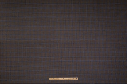 Cerruti - Oxygen 130's Italian Wool Suiting - Brown / Blue