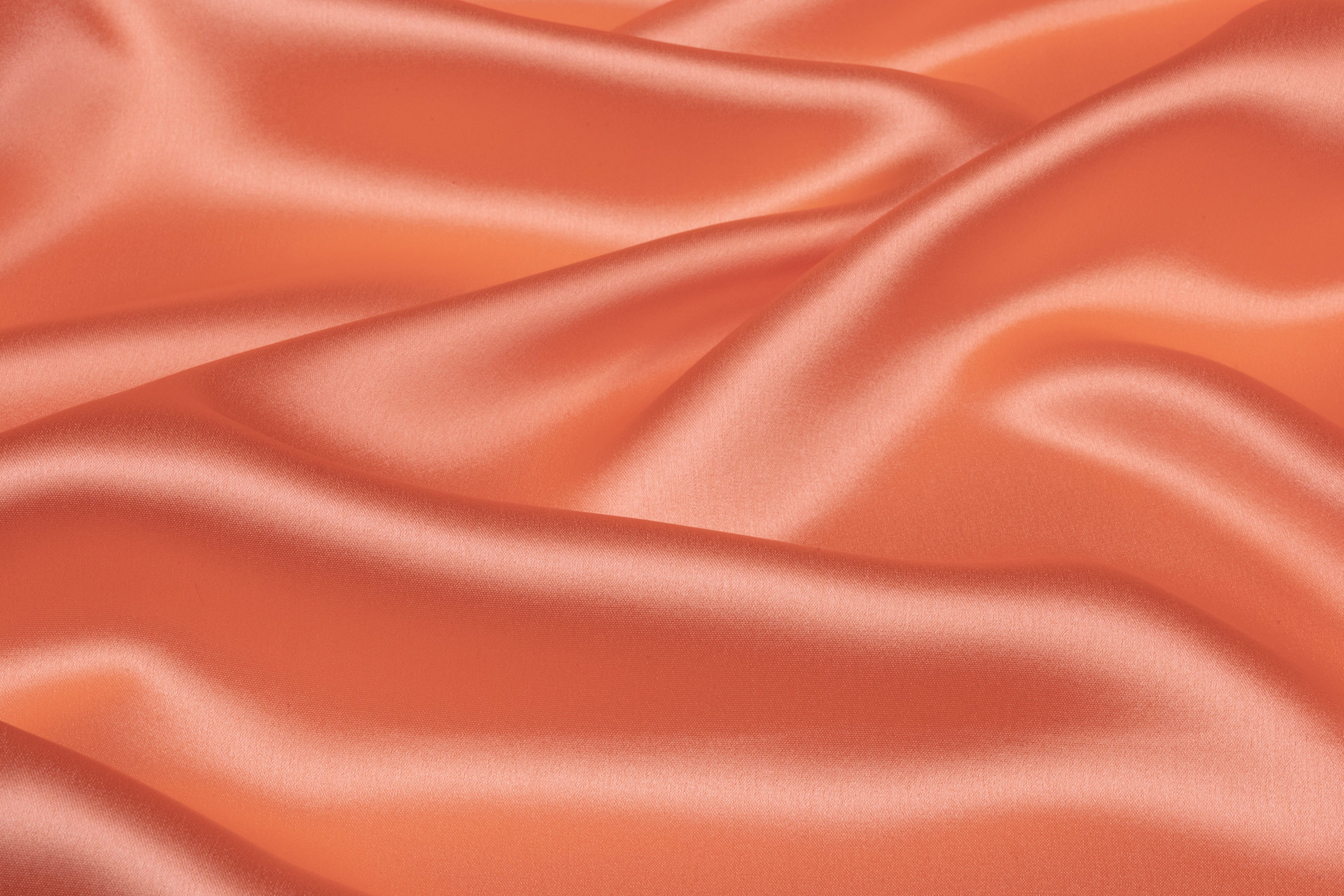 Double Satin Italian Silk Charmeuse - Peach