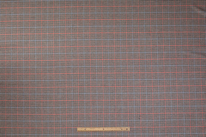 Houndstooth Italian Wool Cashmere Suiting - Multicolor