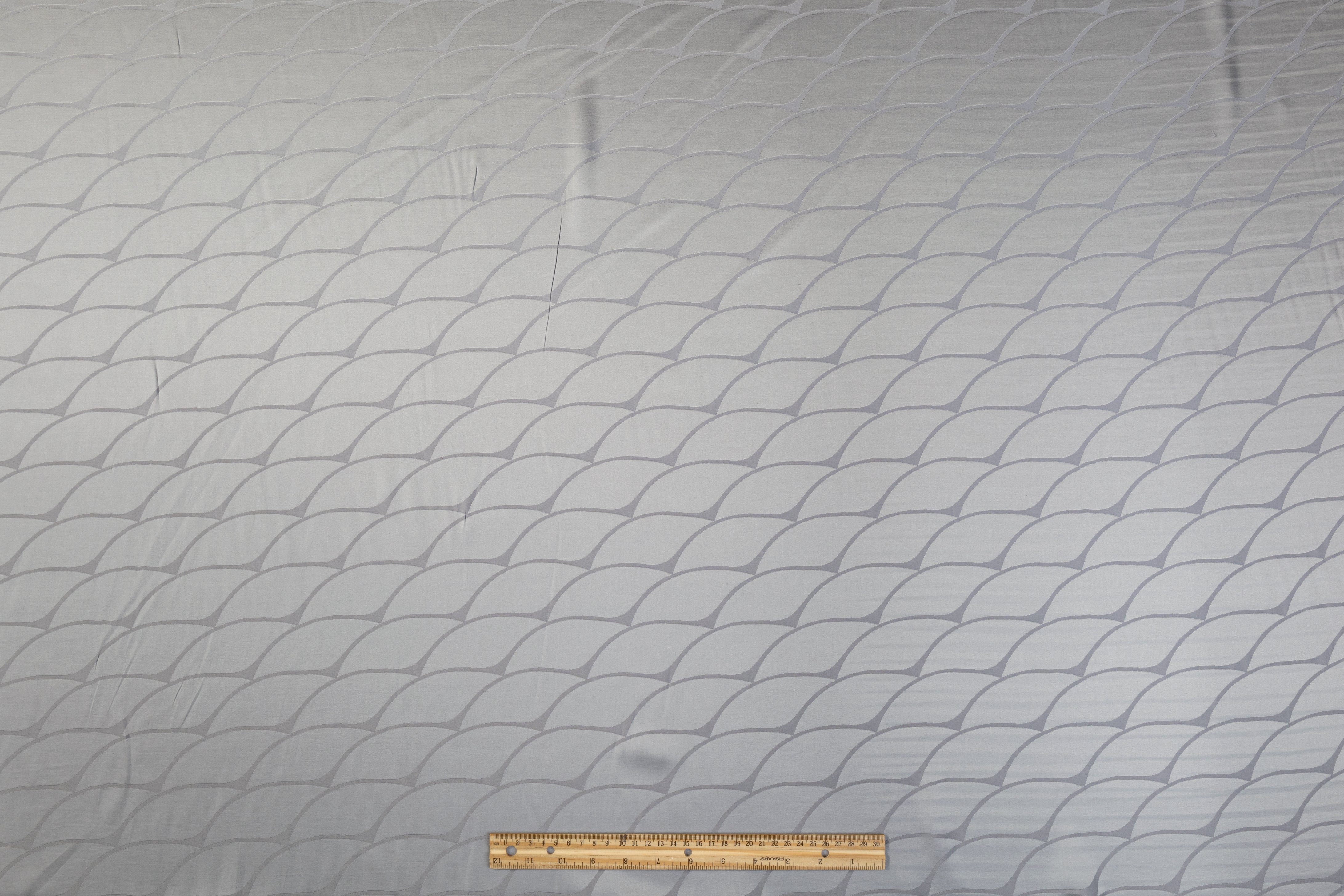 Viscose Acetate Italian Jacquard - Silver / Gray