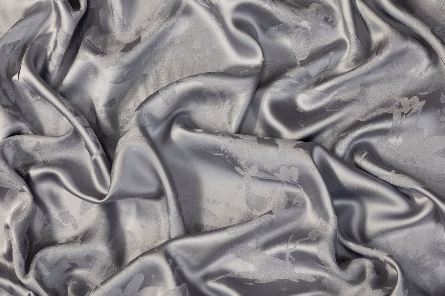 Viscose Acetate Italian Jacquard - Silver / Gray