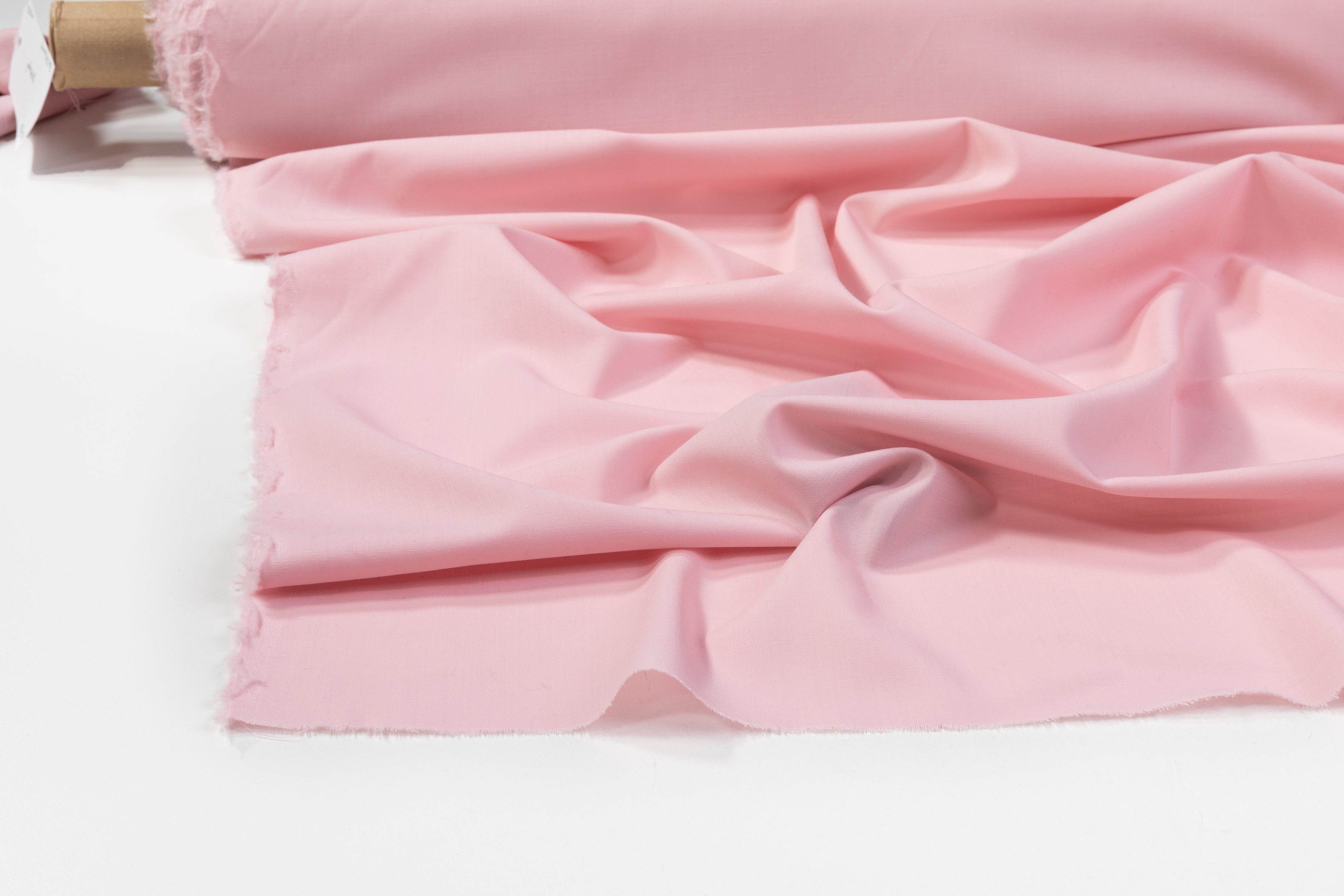 Italian Stretch Wool Suiting - Pink