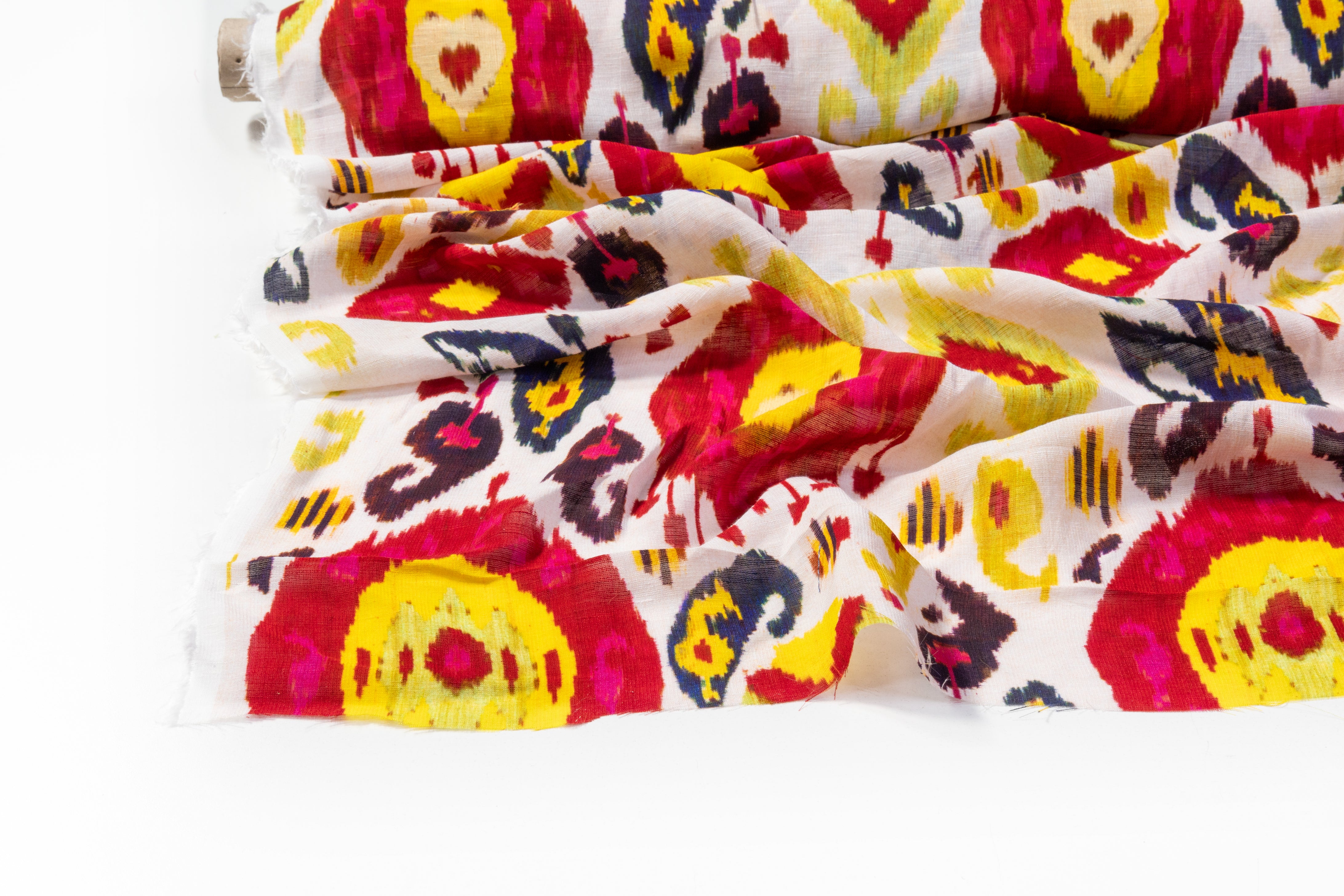 Ralph Lauren - Italian Ikat Printed Viscose Linen Blend