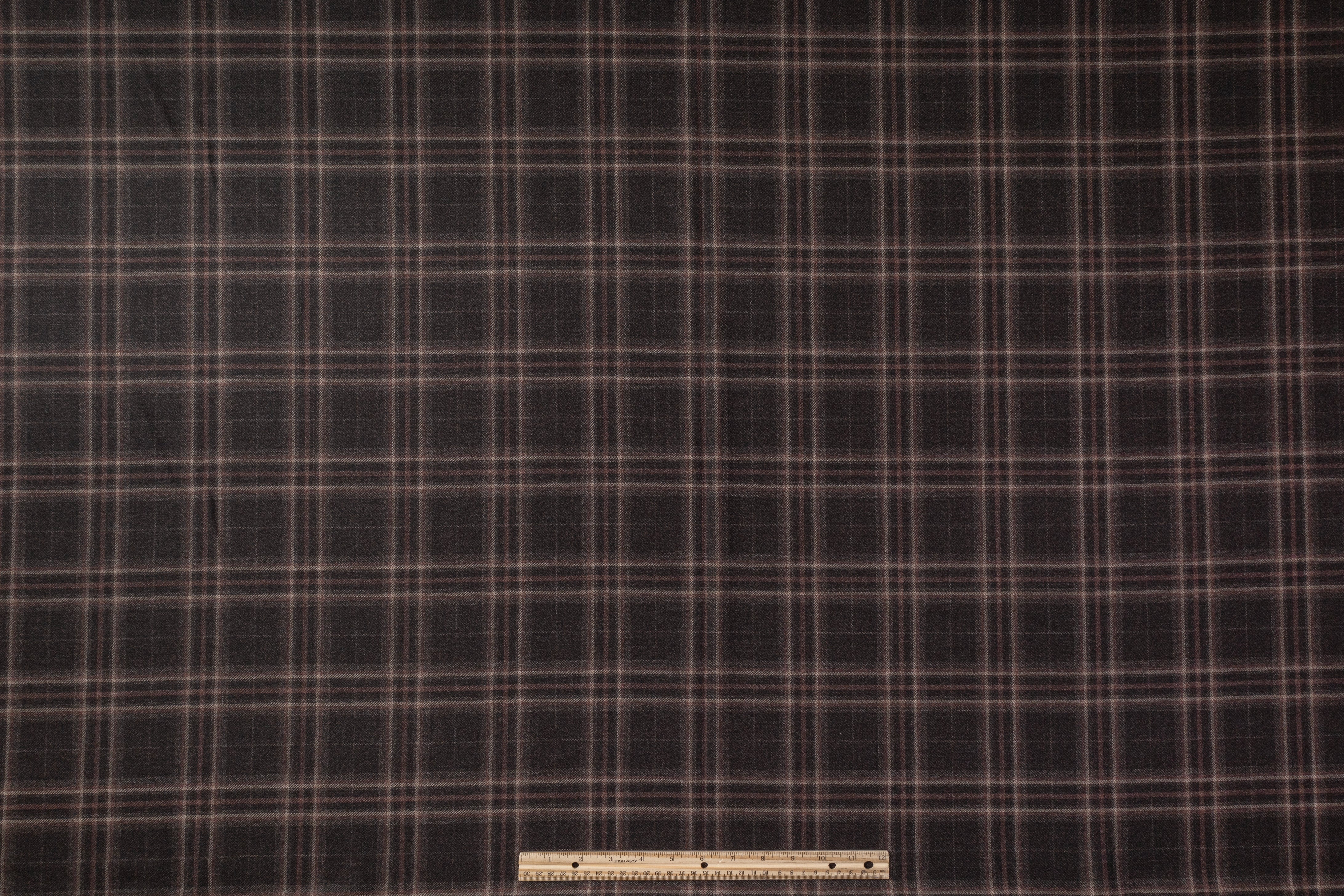 Super 130's Italian Wool Suiting - Brown