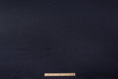 Italian Cashmere Wool Blend Coating - Navy / Black