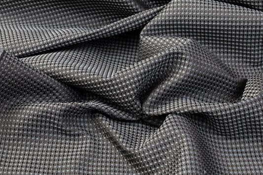 Textured Diamond Brocade - Slate / Gray