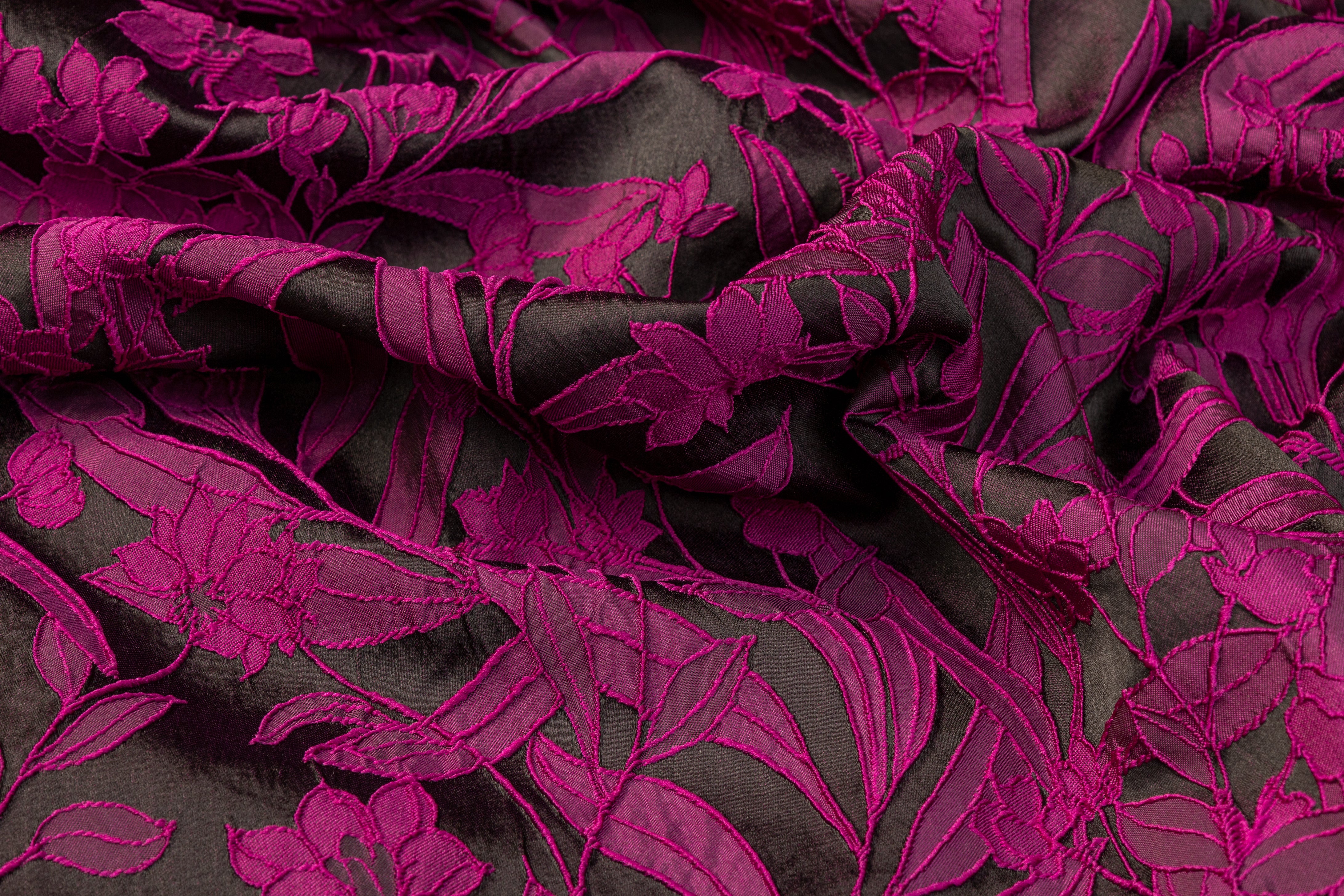 Floral Brocade - Purple