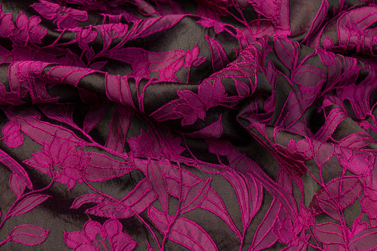 Floral Brocade - Fuchsia