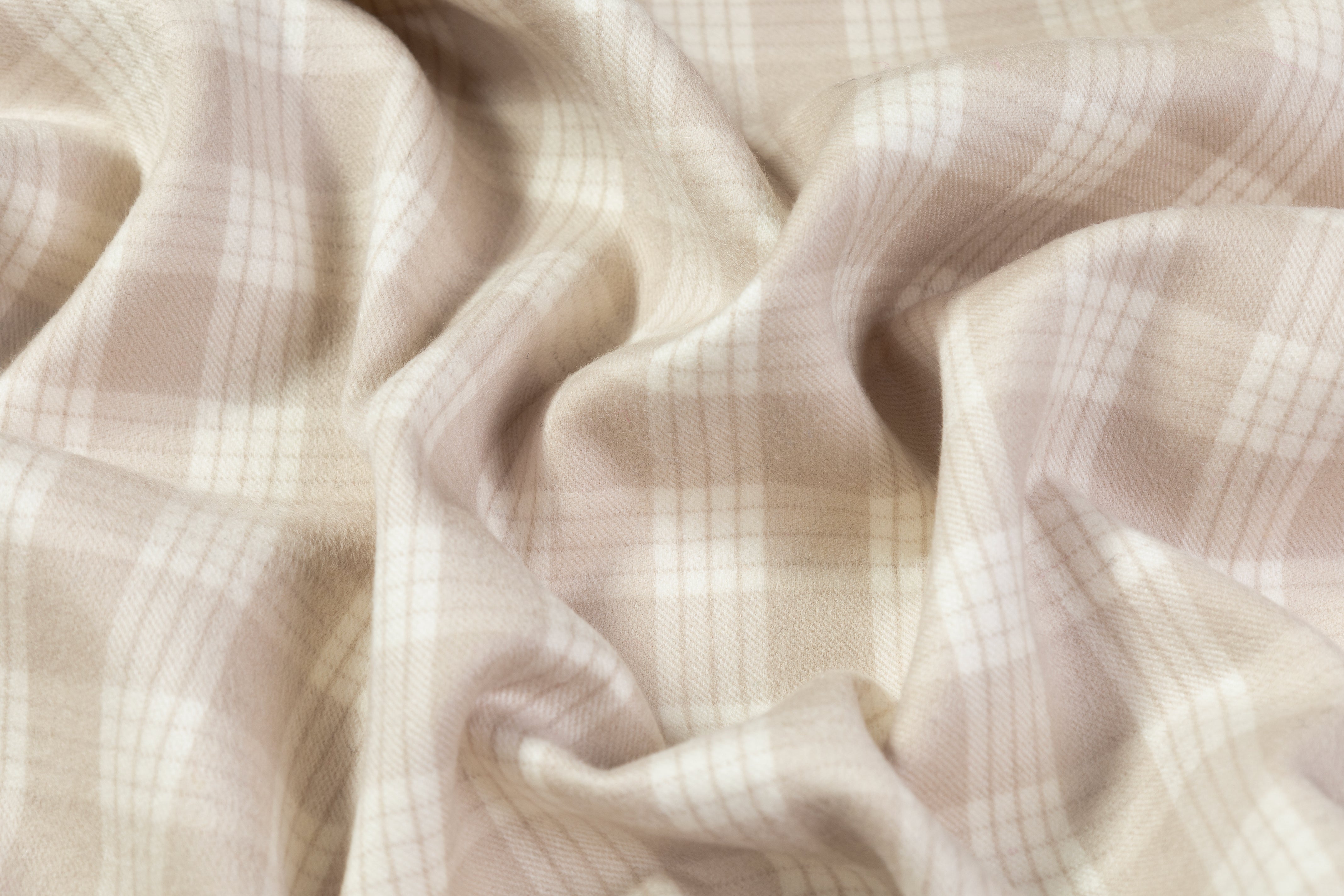 Ermenegildo Zegna - Double Faced Checked Italian Wool Coating - Taupe