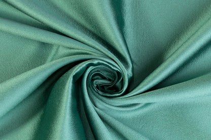 Double Faced Pebble Crepe - Mint / Dusty Rose