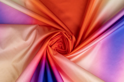 Printed Silk Taffeta - Multicolor