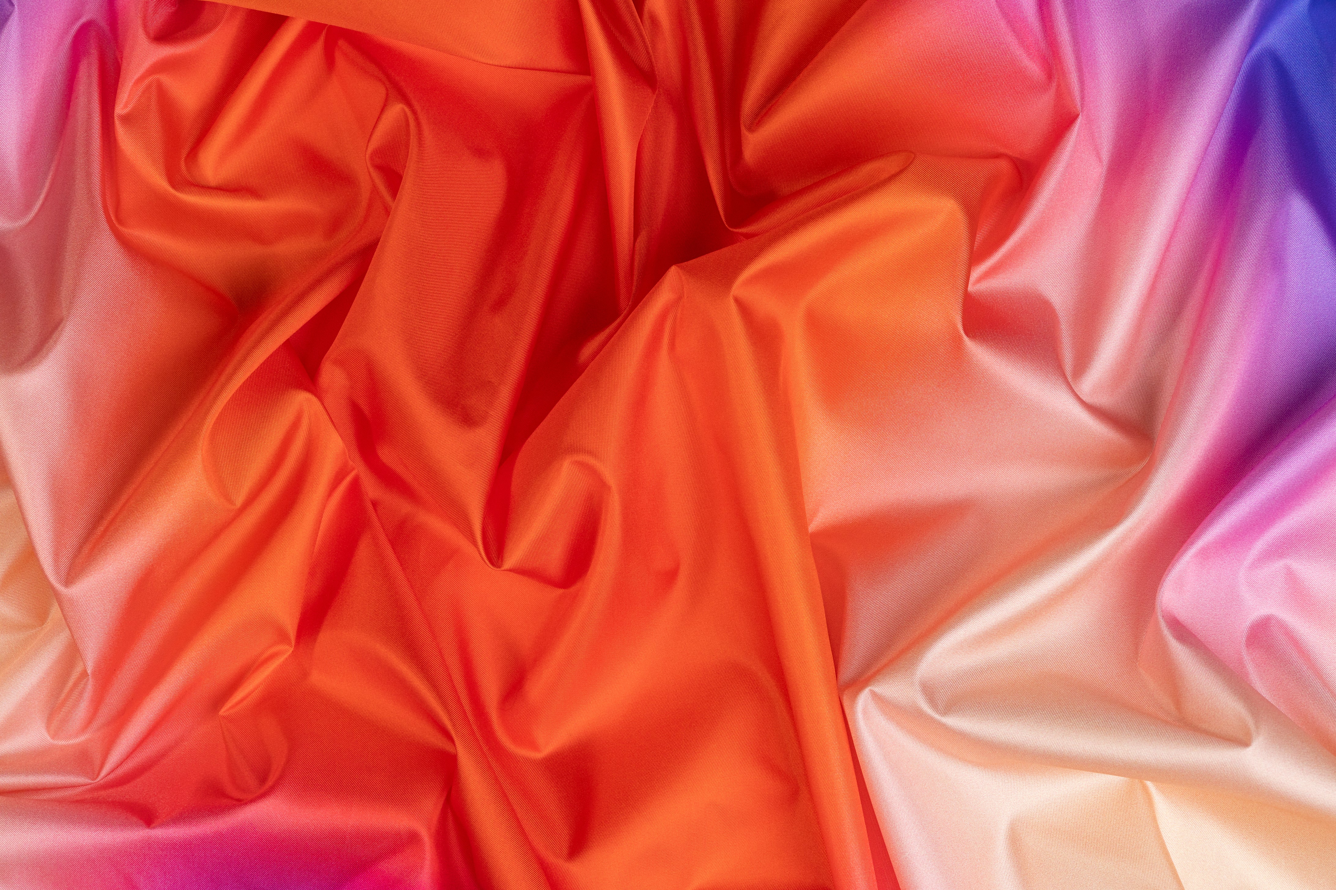 Printed Silk Taffeta - Multicolor