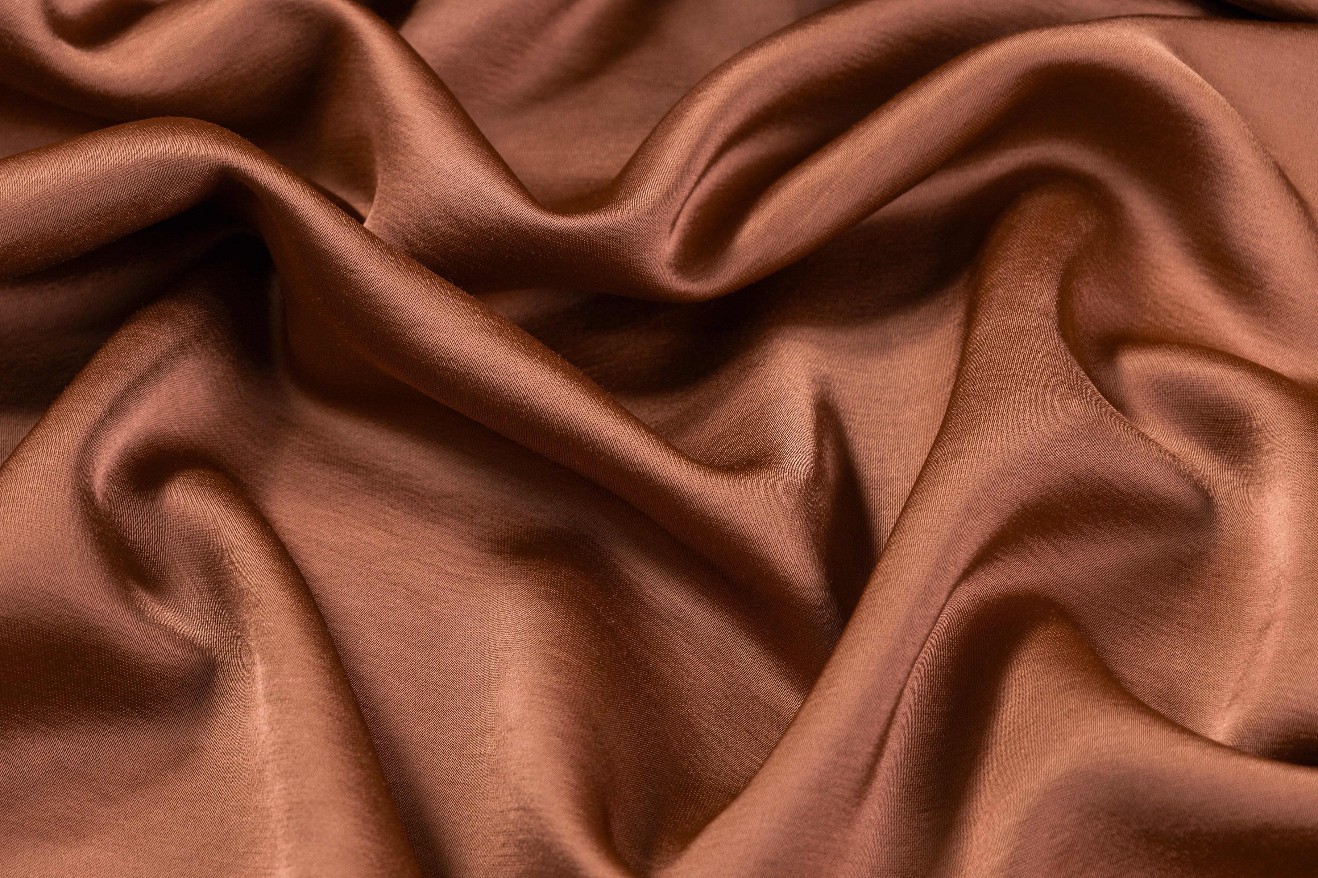 Luxe Italian Charmeuse - Brown