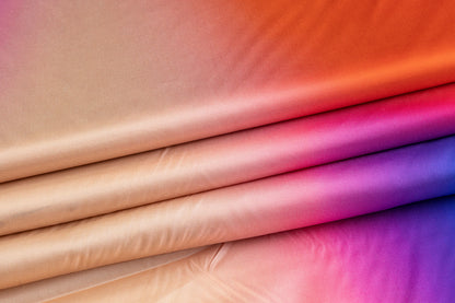 Printed Silk Taffeta - Multicolor