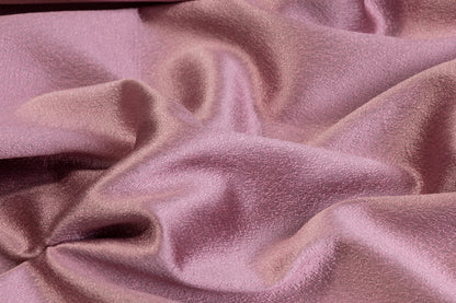 Double Faced Pebble Crepe - Mint / Dusty Rose
