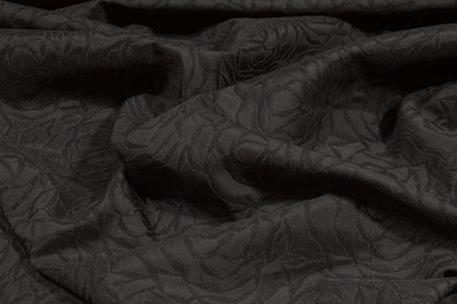 Rose Brocade - Black