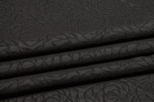 Rose Brocade - Black