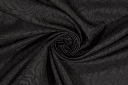 Rose Brocade - Black