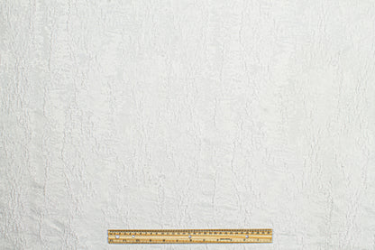 Textured Brocade - White