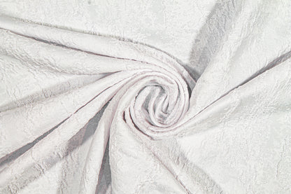 Textured Brocade - White