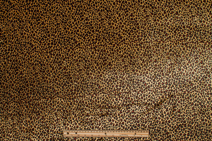Leopard Print Silk Viscose Velvet