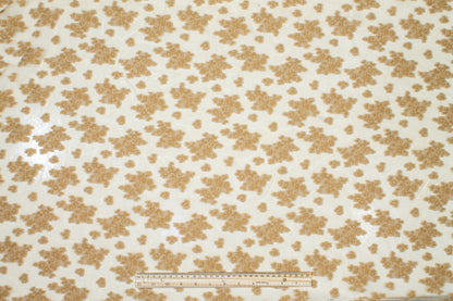 Abstract Poly Silk Chiffon Burnout - Beige
