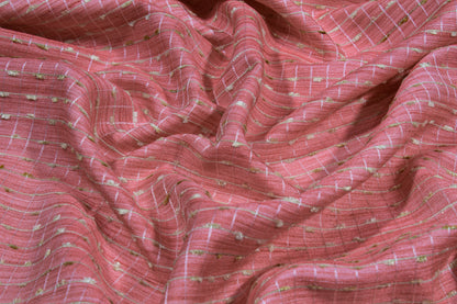 Embroidered Italian Jacquard - Pink