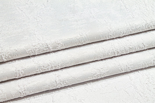 Textured Brocade - White