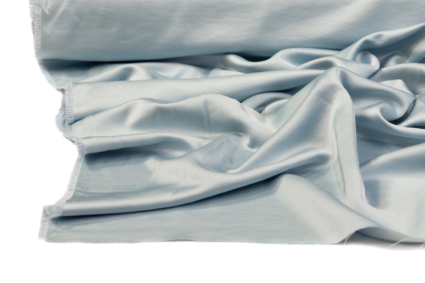 Heavy Viscose Acetate Charmeuse - Sky Blue