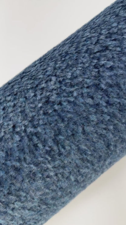 Italian Alpaca Mohair Wool Coating - Blue